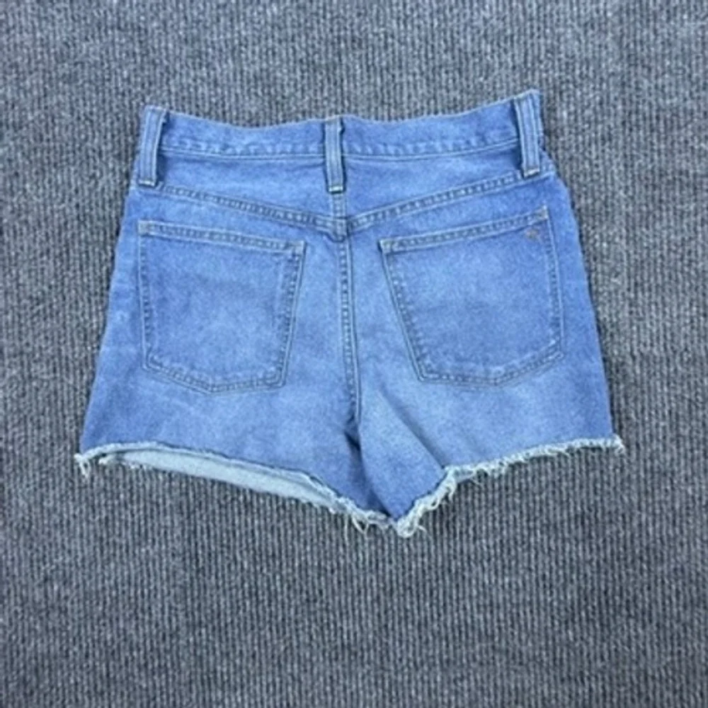 Madewell  The Perfect Jean Short Butler Wash High Rise Vintage Cutoff H6559